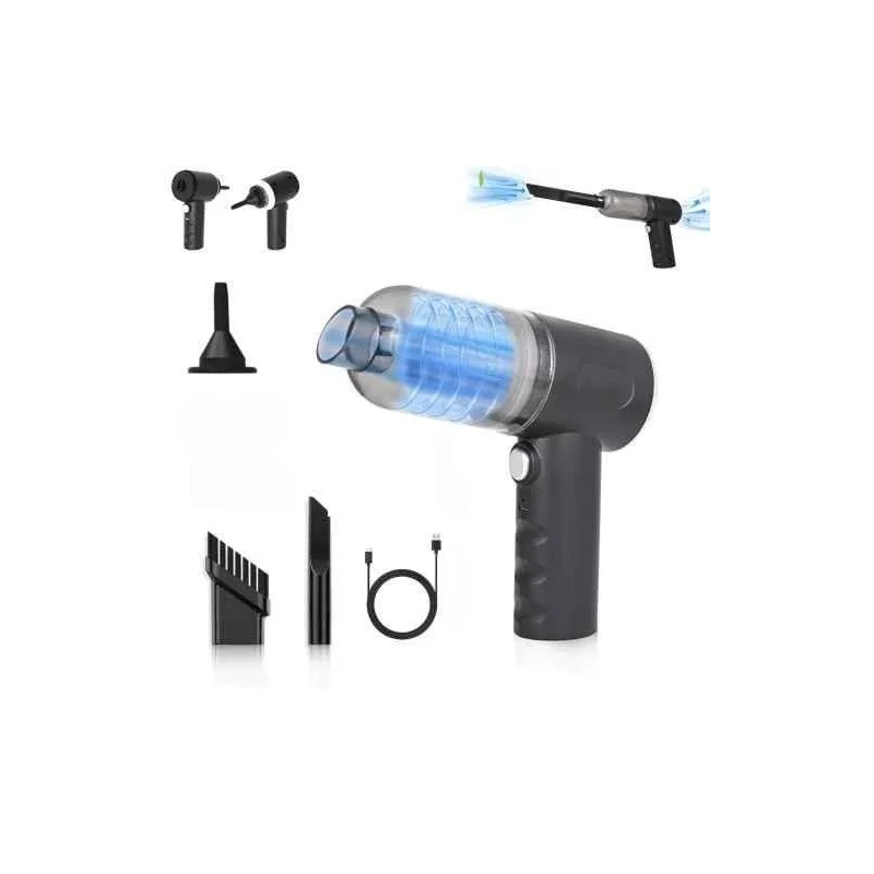 MECRAAF 120W 4.2V 3-in-1 Car Mini Vacuum Cleaning Machine for Home & Car AS-228 image-1