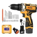 MECRAAF 12V 1.5Ah 10mm Yellow Cordless Drill with LED Work Light image-7