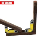 MECRAAF Metal 30 60 & 90 deg Grey Corner Welding Magnet image-5
