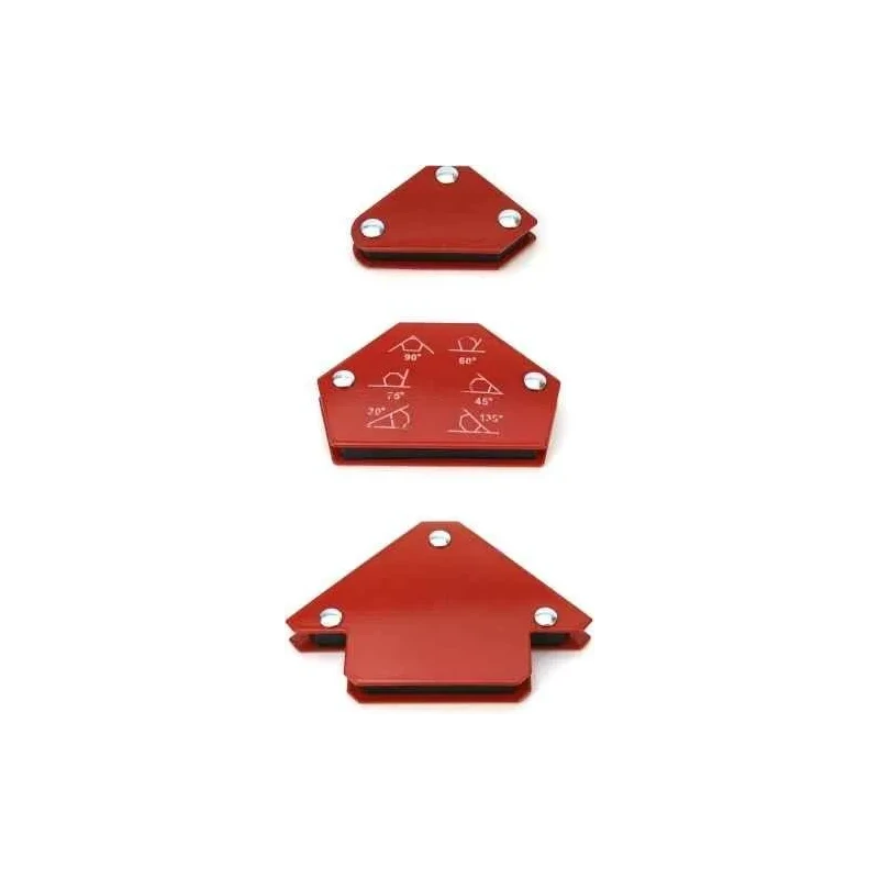 MECRAAF 6 Pcs Multi Angle Red Welding Magnets Set image-7