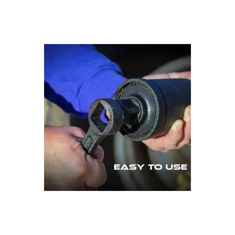 MECRAAF 1:64 Vanadium & Alloy Steel Labour Saving Wrench with 2 Sockets image-1