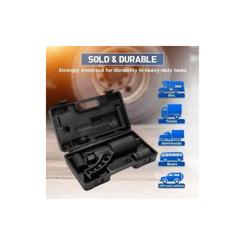 MECRAAF 1:64 Vanadium & Alloy Steel Labour Saving Wrench with 2 Sockets image-4