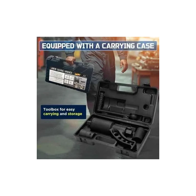 MECRAAF 1:64 Vanadium & Alloy Steel Labour Saving Wrench with 2 Sockets image-6