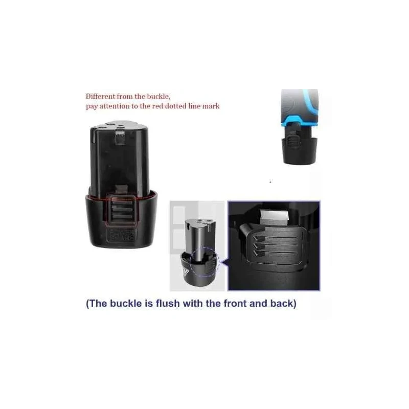 MECRAAF 12V 1.5Ah Li-Ion Battery with LED Indicator for Cordless Drill DW-126080 image-5