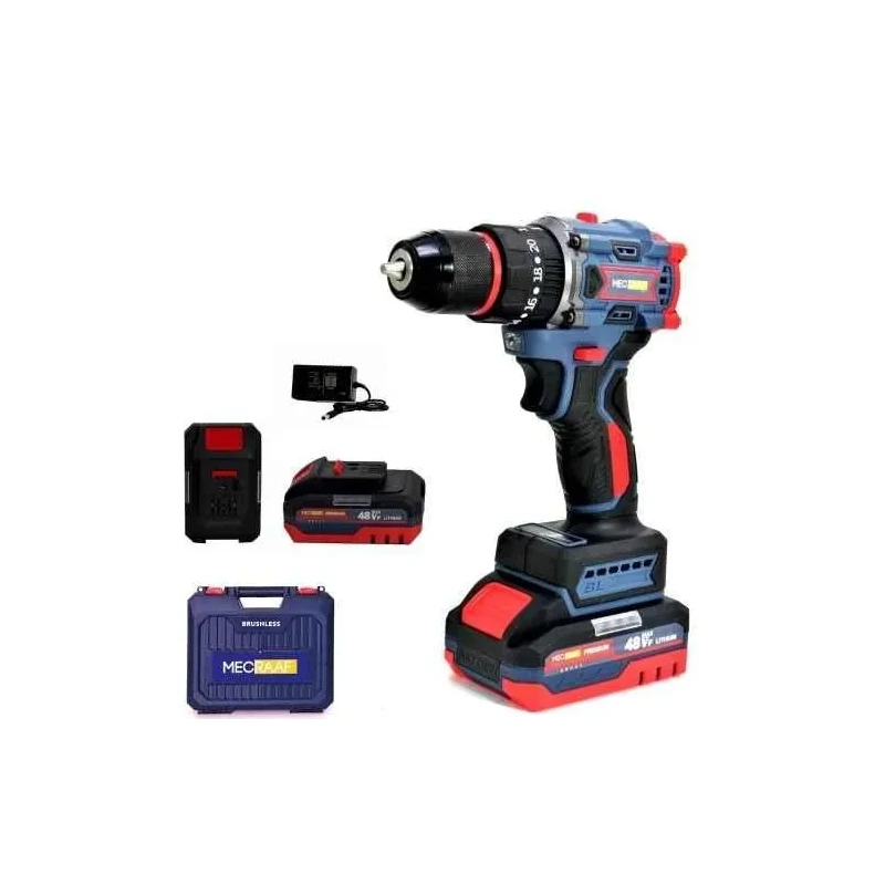 MECRAAF 21V 48Vf 10mm Blue Cordless Drill with LED Work Light image-12