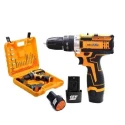 MECRAAF 12V 1.5Ah 10mm Yellow Cordless Drill with LED Work Light image-2