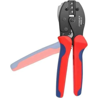 MECRAAF 2.5-6Sqmm Carbon Steel Solar Crimping Tool with Plastic Handle LY-2546B image-1