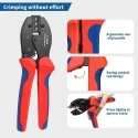 MECRAAF 2.5-6Sqmm Carbon Steel Solar Crimping Tool with Plastic Handle LY-2546B image-3