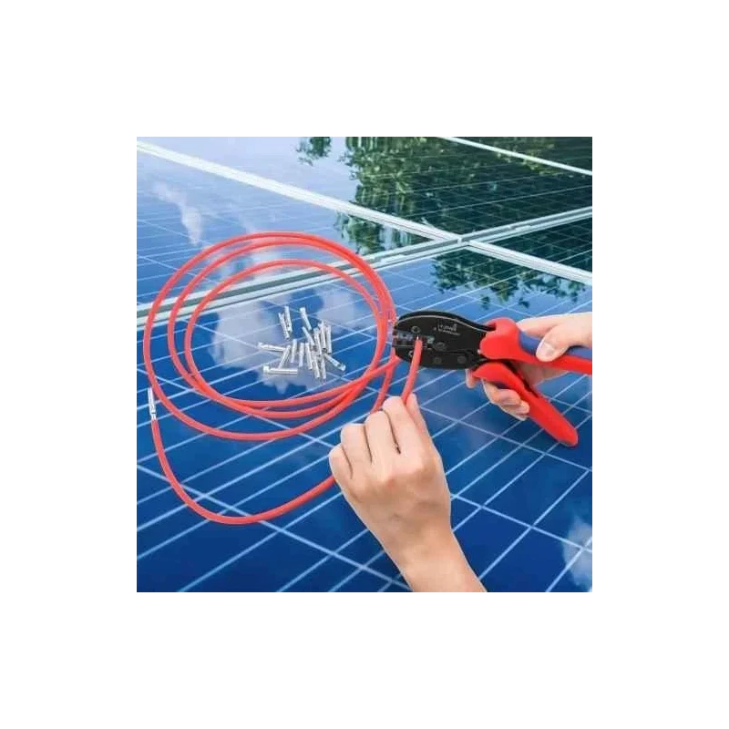 MECRAAF 2.5-6Sqmm Carbon Steel Solar Crimping Tool with Plastic Handle LY-2546B image-6