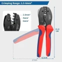 MECRAAF 2.5-6Sqmm Carbon Steel Solar Crimping Tool with Plastic Handle LY-2546B image-7