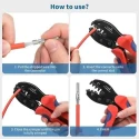 MECRAAF 2.5-6Sqmm Carbon Steel Solar Crimping Tool with Plastic Handle LY-2546B image-8