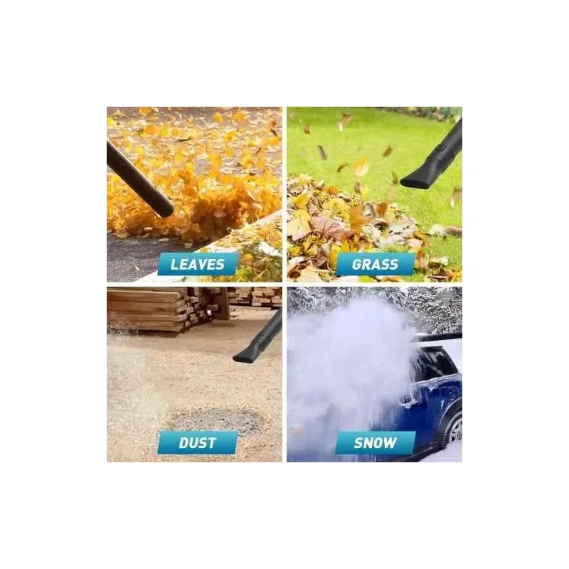 MECRAAF 21V 4Ah 2400rpm Cordless Leaf Blower with 2 Pcs Battery & Charger image-5