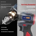 MECRAAF 18V 2Ah 10mm Blue & Red Cordless Drill with LED Work Light MC-18 image-3