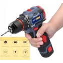 MECRAAF 18V 2Ah 10mm Blue & Red Cordless Drill with LED Work Light MC-18 image-6