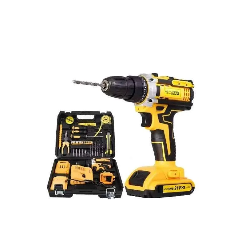 MECRAAF 21V 1.5Ah 10mm Cordless Drill with LED Work Light image-7