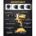 MECRAAF 21V 1.5Ah 10mm Cordless Drill with LED Work Light image-8