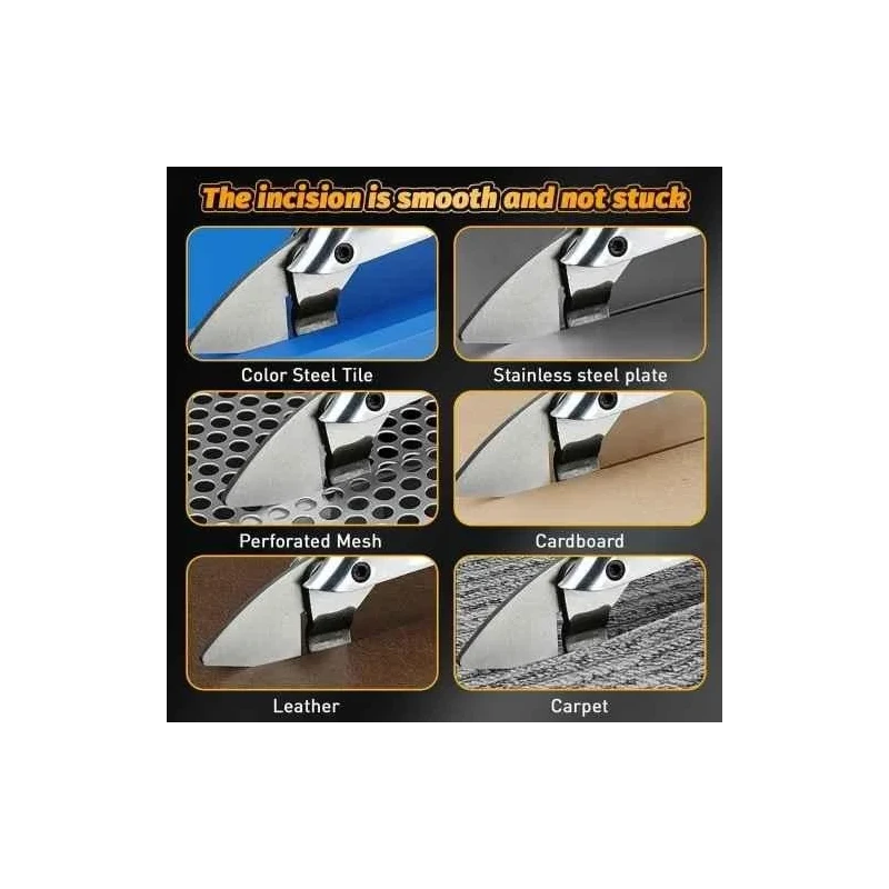 MECRAAF 21V 2400rpm Heavy Duty Cordless Brushless Metal Shear for Cutting Metal Iron & Stainless Steel image-2