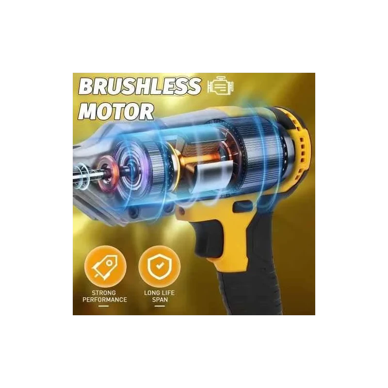 MECRAAF 21V 2400rpm Heavy Duty Cordless Brushless Metal Shear for Cutting Metal Iron & Stainless Steel image-7