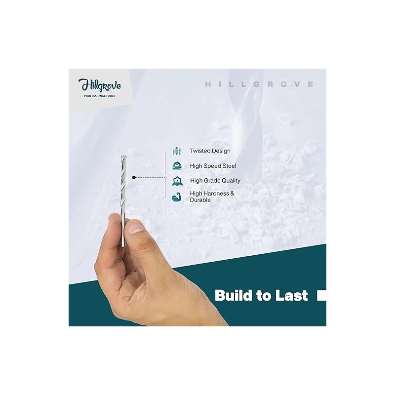 Hillgrove HGCM367M1 1200W Hammer Drill Machine & 850W Angle Grinder Combo with SDS Adapter Chuck 5 SDS Plus & 5 Masonry Bit-5