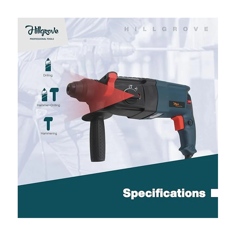 Buy Hillgrove Hammer Drill & Angle Grinder HGCM372M1 online