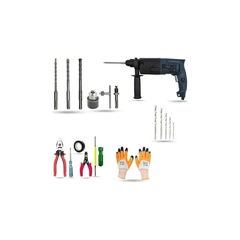 Buy Hillgrove 750W Hammer Drill & Bits HGCM875 online