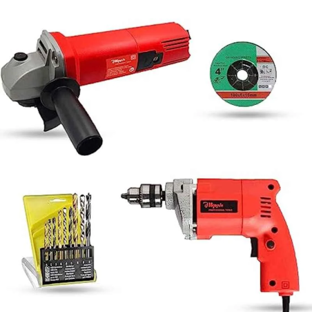Buy Hillgrove Angle Grinder & Drill Combo HGCM1140 online