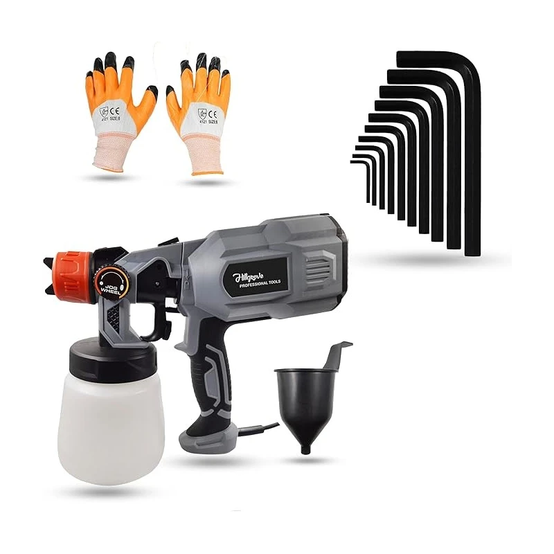 Buy Hillgrove HVLP Paint Sprayer & Allen Key Set HGCM1293 online