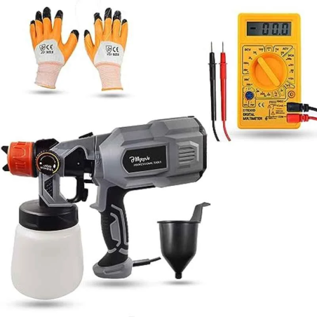 Buy Hillgrove 550W HVLP Sprayer & Multimeter HGCM1296 online