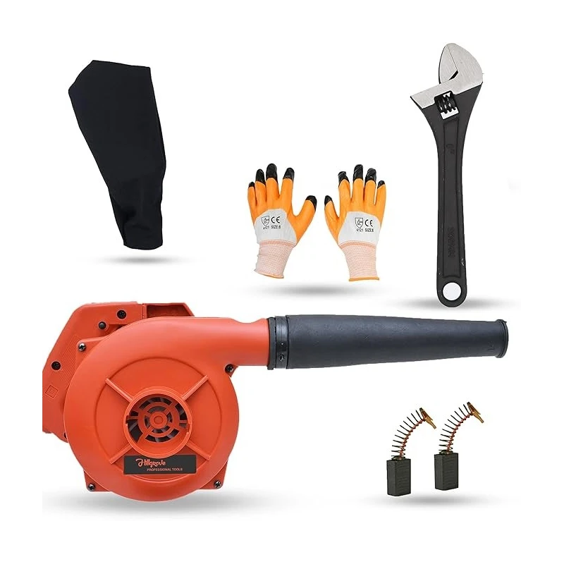 Buy Hillgrove 800W Red Air Blower & Wrench HGCM1137 online