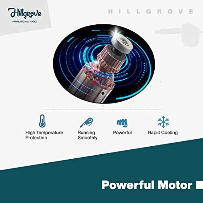 Buy Hillgrove 800W Red Electric Air Blower & Cutter HGCM1135