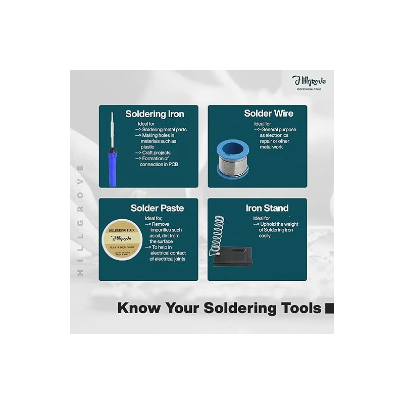 Buy Hillgrove Soldering Kit & Multimeter HGCM422M1 online