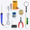 Hillgrove HGCM270M1 25W 8-in-1 Flat Tip Soldering Iron Kits with Digital Multimeter