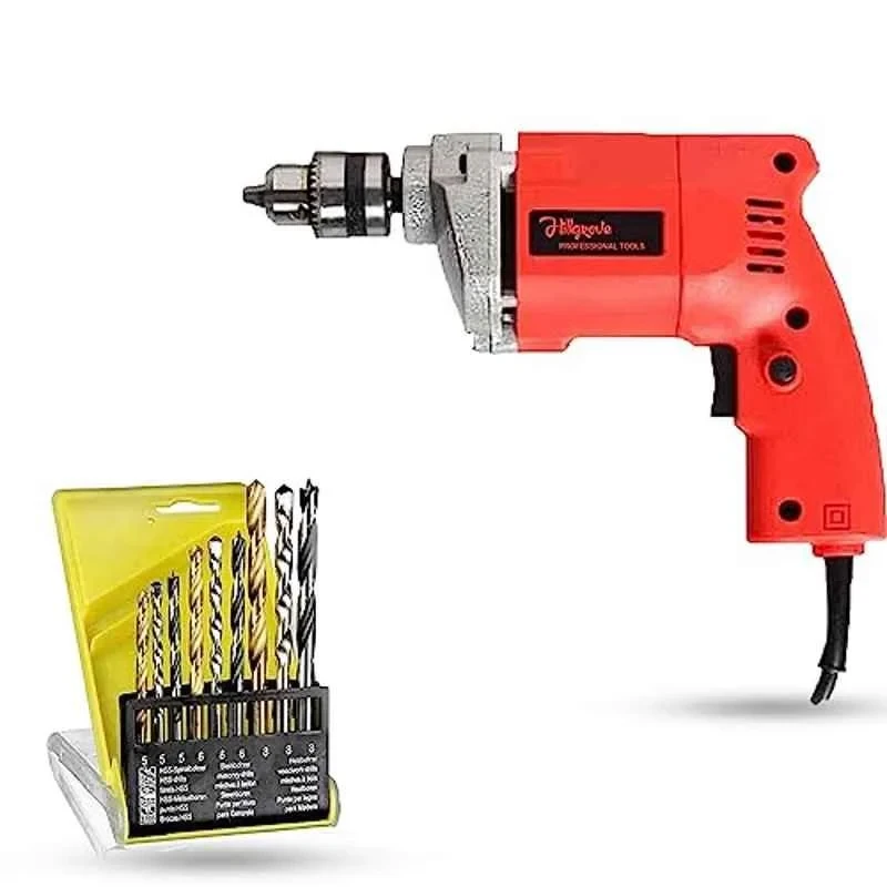 Buy Hillgrove 500W Power Drill & Bit Set HGCM1147 online