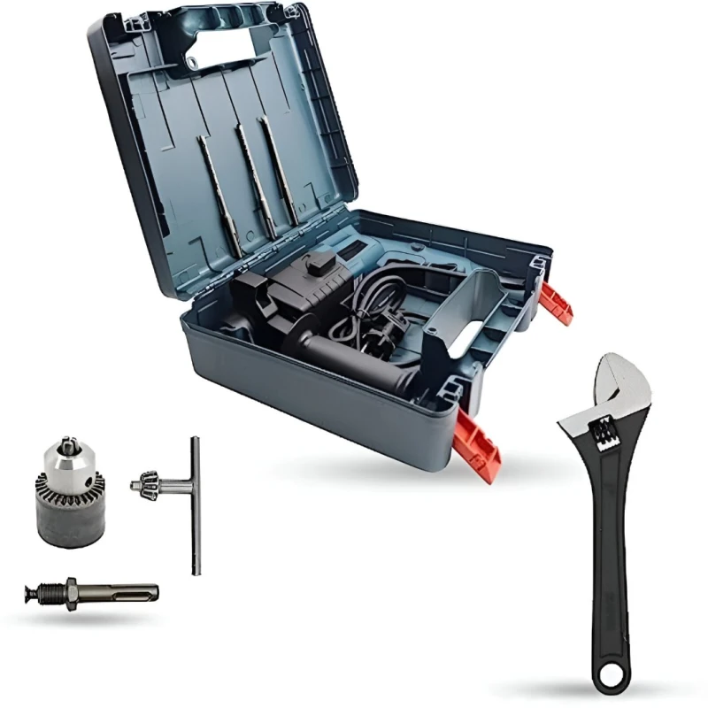 Buy Hillgrove 750W Hammer Drill & Wrench Combo HGCM1208 online