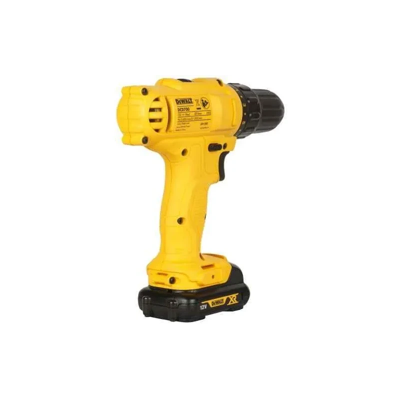 Dewalt DCD700C2A-IN 109 Pcs 10mm 12V Cordless Impact Drill Kit image-1