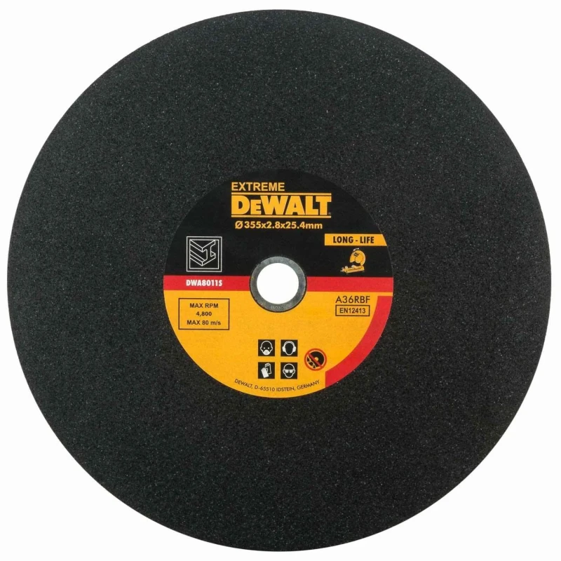 Dewalt DWA8011S-IN 355mm Smooth Chopsaw Wheel (Pack of 25) image-1