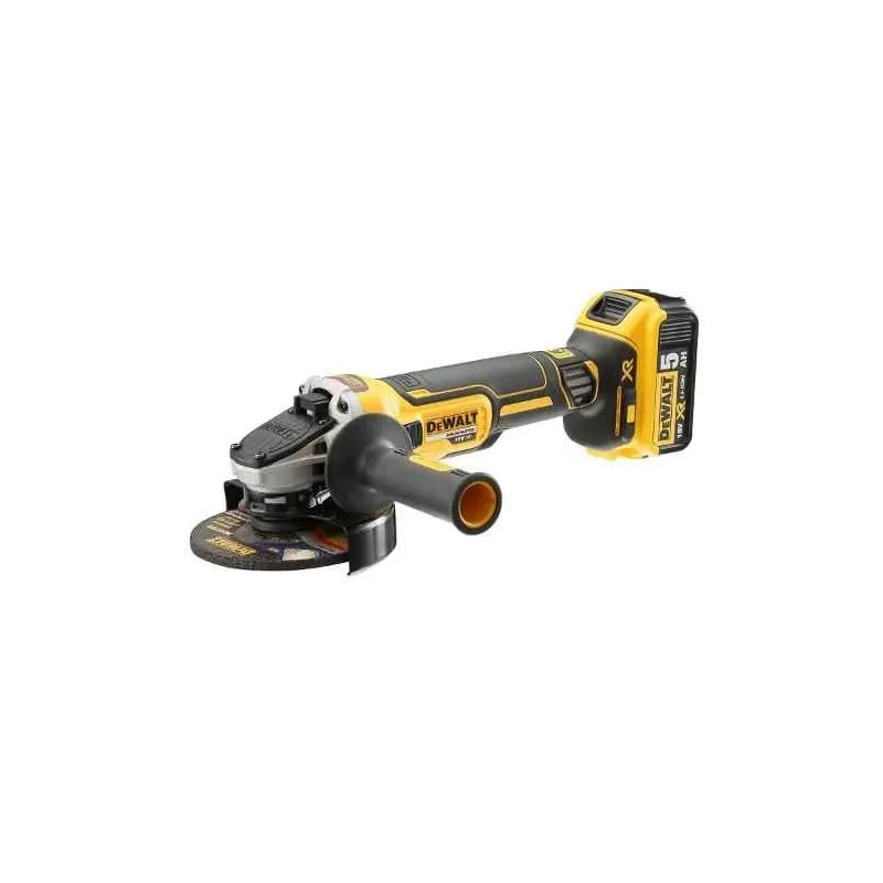 Dewalt DCG405P2-IN 18V Cordless Brushless Slide MAG Kit with 2x5Ah Batteries image-1