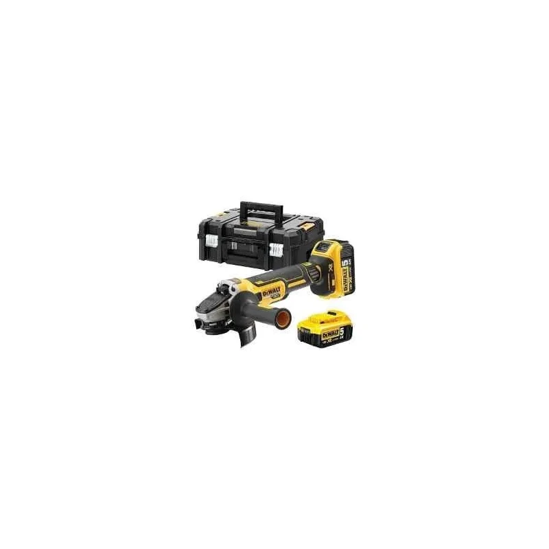 Dewalt DCG405P2-IN 18V Cordless Brushless Slide MAG Kit with 2x5Ah Batteries image-2