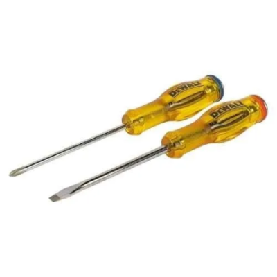 Dewalt DWHT0-67530 2-Piece Alloy Steel Screwdriver Set (Yellow) image-1