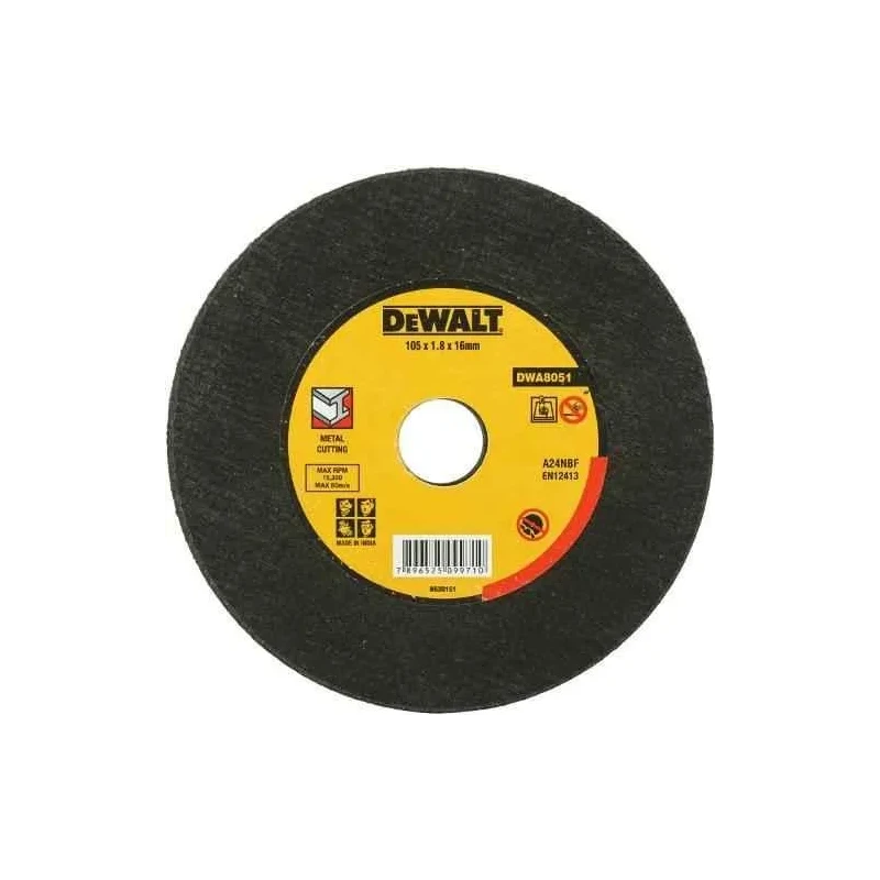 Dewalt DWA8051-IN 105x1.8x16mm Metal Cutting Wheel image-1