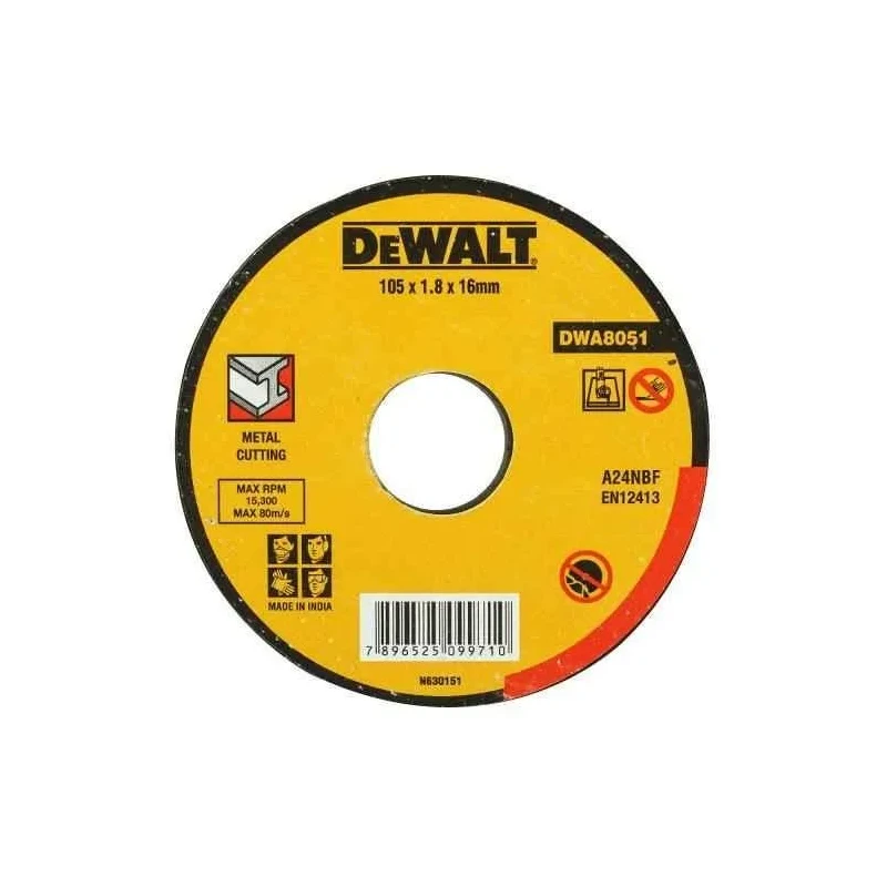Dewalt DWA8051-IN 105x1.8x16mm Metal Cutting Wheel image-3