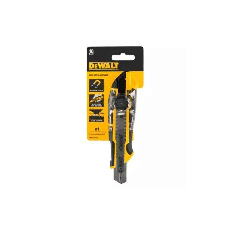 Dewalt DWHT10332-0 25mm Snap-Off Knife (Black & Yellow) image-1