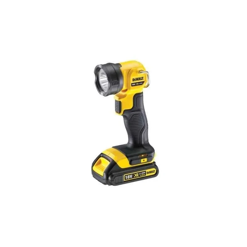 Dewalt DCL040-XJ 18V XR 1.5Ah Li-ion LED Pivot Light (Yellow & Black) image-1