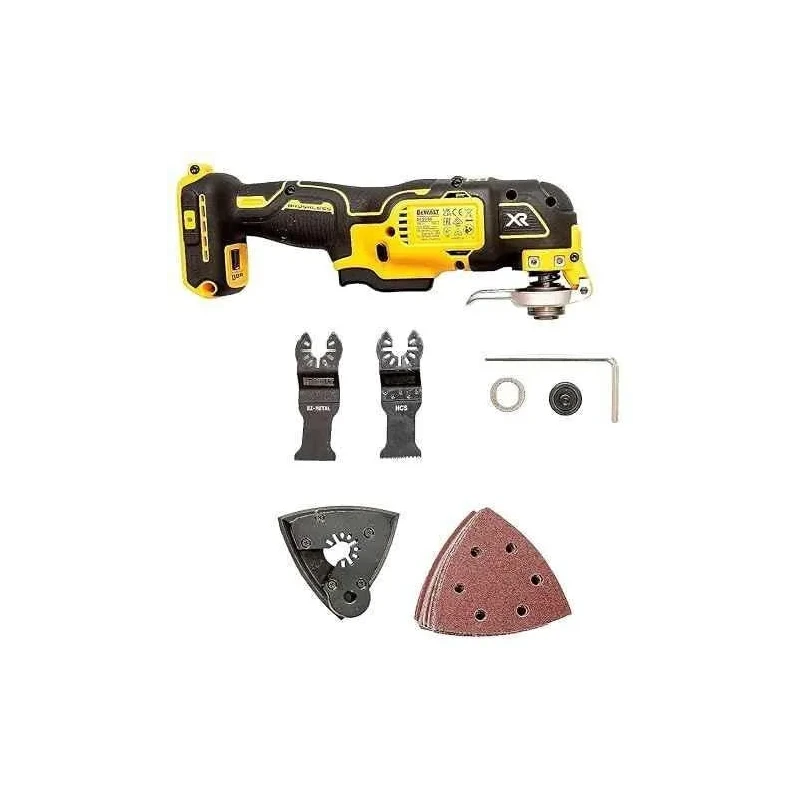 Dewalt DCS356N-XJ 300W 18V Li-ion XR Cordless Brushless Multi Tool (29-Piece Accessory Set) image-3