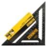 Dewalt DWHT46032-0 300mm Aluminium Rafter Layout Square (Black)