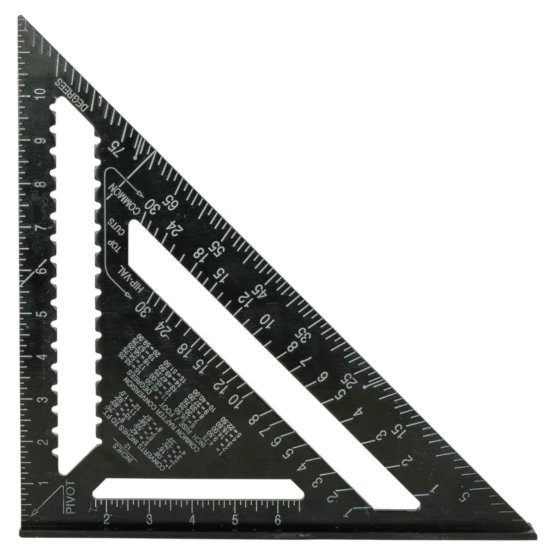 Dewalt DWHT46032-0 300mm Aluminium Rafter Layout Square (Black) image-4