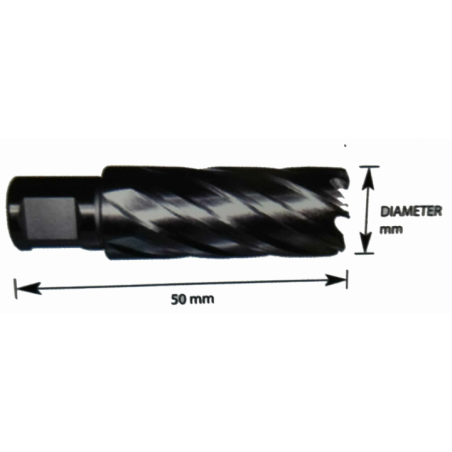 Dewalt DT84503-XJ 20x50mm Annular Cutter (For Magnetic Drill Press) image-1