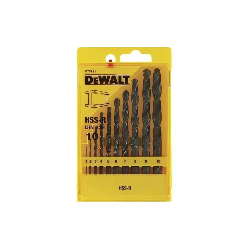 Dewalt DT5911-QZ 10 Pcs Black Drill Bit Set image-1