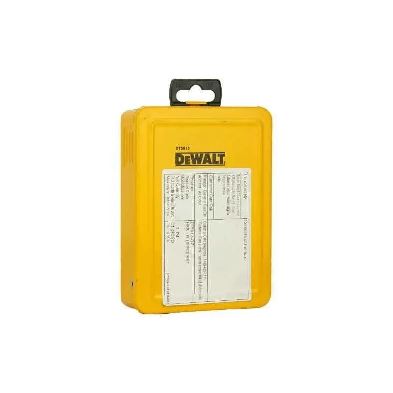 Dewalt DT5913-QZ 19-Pcs 338 HSS-R Jobber Drill Bit Set image-3