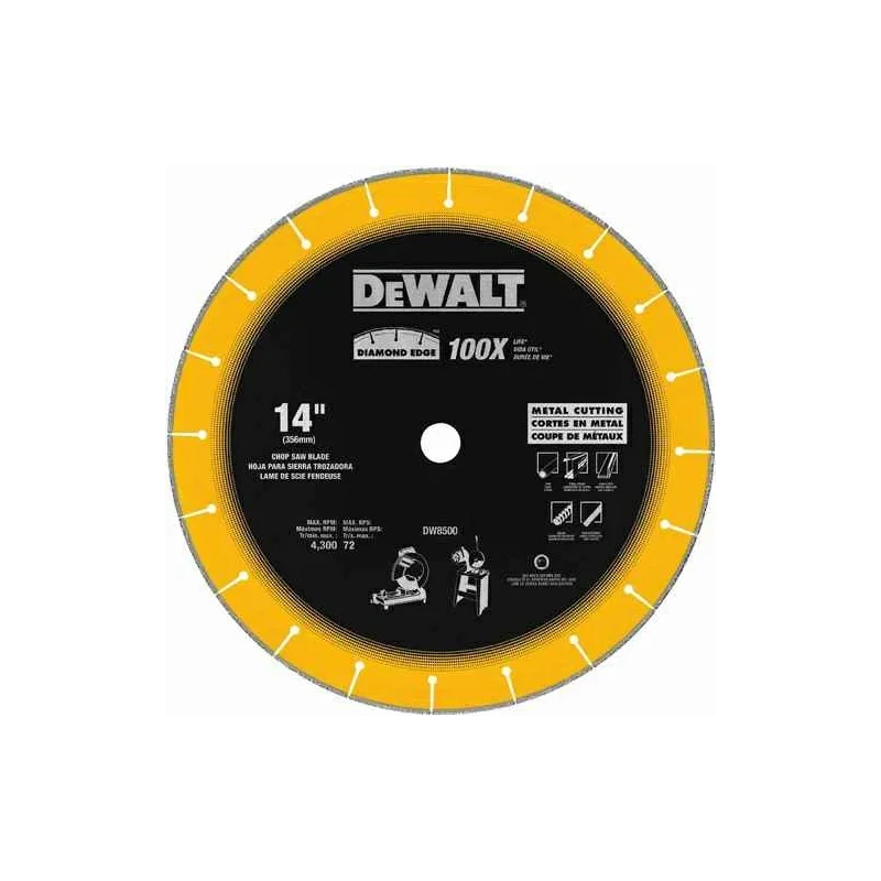 Dewalt DW8500-IN 355mm Diamond Chopsaw Wheel for Metal (100X Life